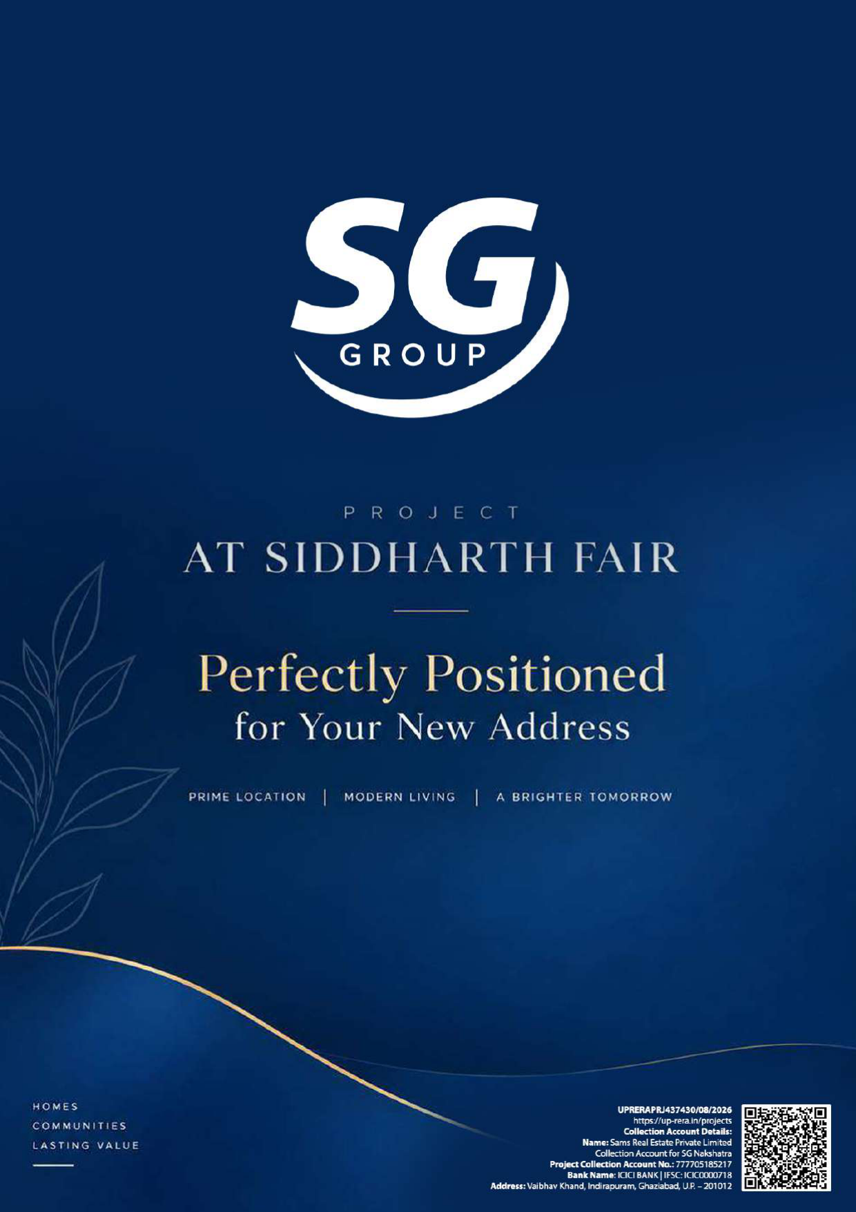 SG Nakshatra Architectural Elevation Siddharth Vihar